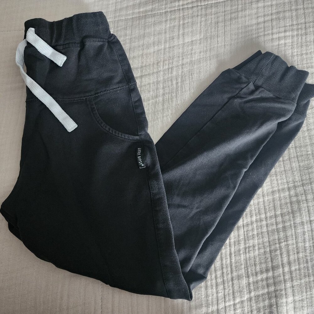 Little Bipsy Black Joggers - 9-10